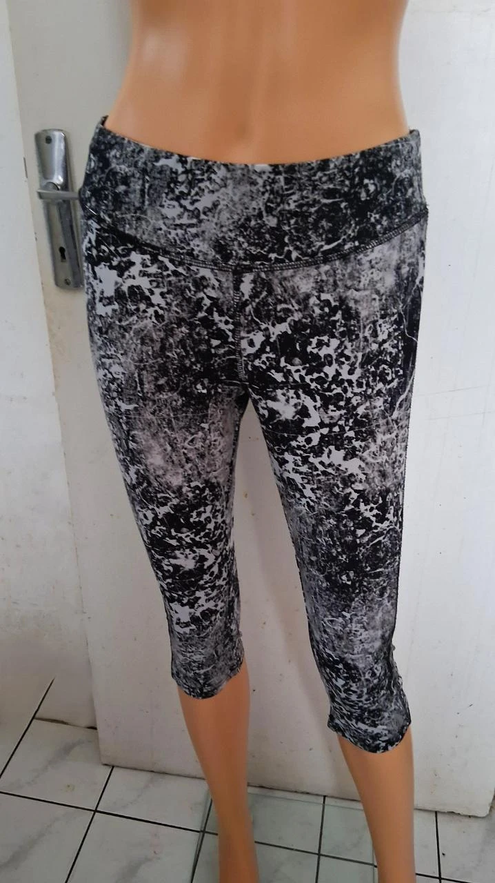 Leggings capri noir et blanc
